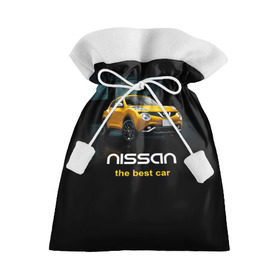 Подарочный 3D мешок с принтом Nissan the best car в Екатеринбурге, 100% полиэстер | Размер: 29*39 см | Тематика изображения на принте: nissan | авто | автомобиль | водитель | машина | ниссан | тачка