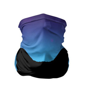 Бандана-труба 3D с принтом Силуэт черной кошки в Екатеринбурге, 100% полиэстер, ткань с особыми свойствами — Activecool | плотность 150‒180 г/м2; хорошо тянется, но сохраняет форму | кошка | силуэт | синий | фиолетовый | черный