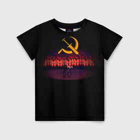 Детская футболка 3D с принтом Mother russia bleeds 2 в Екатеринбурге, 100% гипоаллергенный полиэфир | прямой крой, круглый вырез горловины, длина до линии бедер, чуть спущенное плечо, ткань немного тянется | indie | mother russia bleeds | игра | игры | инди