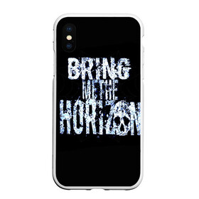 Чехол для iPhone XS Max матовый с принтом Bring Me The Horizon в Екатеринбурге, Силикон | Область печати: задняя сторона чехла, без боковых панелей | bmth | bring me | bring me the horizon | bring me the horizont | doomed | бринг ми | бринг ми зе | бринг ми зе хоризон