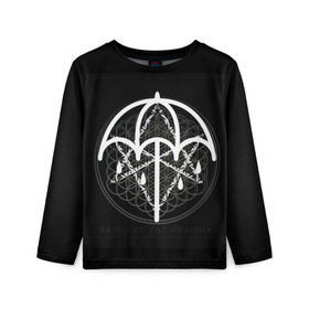 Детский лонгслив 3D с принтом Bring Me The Horizon в Екатеринбурге, 100% полиэстер | длинные рукава, круглый вырез горловины, полуприлегающий силуэт
 | bmth | bring me | bring me the horizon | bring me the horizont | doomed | бринг ми | бринг ми зе | бринг ми зе хоризон