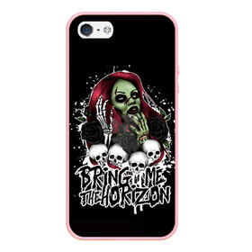 Чехол для iPhone 5/5S матовый с принтом Bring Me The Horizon в Екатеринбурге, Силикон | Область печати: задняя сторона чехла, без боковых панелей | bmth | bring me | bring me the horizon | bring me the horizont | doomed | бринг ми | бринг ми зе | бринг ми зе хоризон