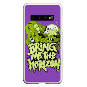 Чехол для Samsung Galaxy S10 с принтом Bring Me The Horizon в Екатеринбурге, Силикон | Область печати: задняя сторона чехла, без боковых панелей | bmth | bring me | bring me the horizon | bring me the horizont | doomed | бринг ми | бринг ми зе | бринг ми зе хоризон