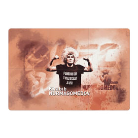 Магнитный плакат 3Х2 с принтом Хабиб Нурмагомедов в Екатеринбурге, Полимерный материал с магнитным слоем | 6 деталей размером 9*9 см | Тематика изображения на принте: ufc | хабиб нурмагомедов