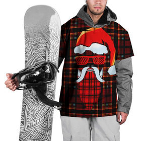 Накидка на куртку 3D с принтом Санта хипстер в Екатеринбурге, 100% полиэстер |  | Тематика изображения на принте: борода | зима | новый год | очки | праздник | рождество | санта | хипстер