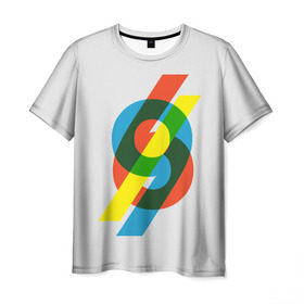 Мужская футболка 3D с принтом 69 в Екатеринбурге, 100% полиэфир | прямой крой, круглый вырез горловины, длина до линии бедер | math | number | retro | алгебра | математика | ностальгия | ретро | цифра | число