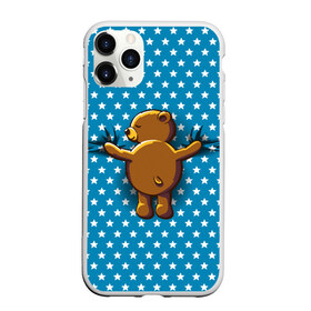 Чехол для iPhone 11 Pro матовый с принтом Медвежьи объятия в Екатеринбурге, Силикон |  | Тематика изображения на принте: bear | beast | kid | love | teddy | toy | звезды | зверь | игрушка | любовь | медведь | мишка
