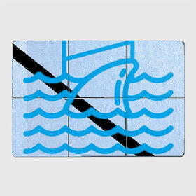Магнитный плакат 3Х2 с принтом Акула сетевого в Екатеринбурге, Полимерный материал с магнитным слоем | 6 деталей размером 9*9 см | mlm | акула | млм | сетевой маркетинг | сеть