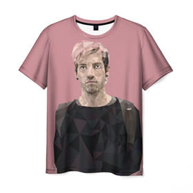 Мужская футболка 3D с принтом Джош Дан в Екатеринбурге, 100% полиэфир | прямой крой, круглый вырез горловины, длина до линии бедер | dun | josh | one | pilots. | twenty | дан | джош