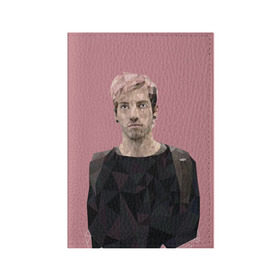 Обложка для паспорта матовая кожа с принтом Джош Дан в Екатеринбурге, натуральная матовая кожа | размер 19,3 х 13,7 см; прозрачные пластиковые крепления | dun | josh | one | pilots. | twenty | дан | джош