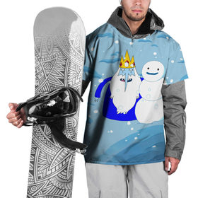 Накидка на куртку 3D с принтом Ice King New Year в Екатеринбурге, 100% полиэстер |  | Тематика изображения на принте: 