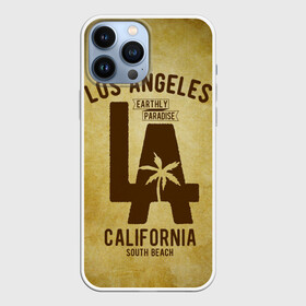 Чехол для iPhone 13 Pro Max с принтом Лос Анджелес в Екатеринбурге,  |  | Тематика изображения на принте: america | beach | california state | los angeles | palm trees | sea | states | united | usa | америки | калифорния | лос анджелес | море | пальмы | пляж | соединенные | сша | штат | штаты