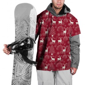 Накидка на куртку 3D с принтом Олени в Екатеринбурге, 100% полиэстер |  | deer | forest | new year | snow | tree | trees | деревья | елки | лес | олени | снег | снежинки