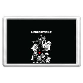 Магнит 45*70 с принтом Undertale в Екатеринбурге, Пластик | Размер: 78*52 мм; Размер печати: 70*45 | flowey | papyrus | sans | torial