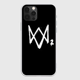 Чехол для iPhone 12 Pro Max с принтом Watch Dogs 2 лого в Екатеринбурге, Силикон |  | logo | watchdogs
