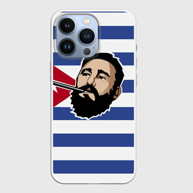 Чехол для iPhone 13 Pro с принтом Fidel Castro в Екатеринбурге,  |  | castro | che | fidel | guevara | гевара | кастро | фидель | че