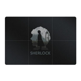 Магнитный плакат 3Х2 с принтом Sherlock World в Екатеринбурге, Полимерный материал с магнитным слоем | 6 деталей размером 9*9 см | Тематика изображения на принте: doctor | holmes | холмс | шерлок