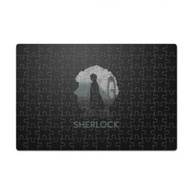 Пазл магнитный 126 элементов с принтом Sherlock World в Екатеринбурге, полимерный материал с магнитным слоем | 126 деталей, размер изделия —  180*270 мм | doctor | holmes | холмс | шерлок