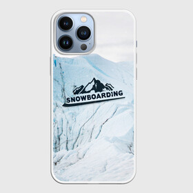Чехол для iPhone 13 Pro Max с принтом Snowboarding в Екатеринбурге,  |  | extreme | snowboarding | sport | winter | горы | движение | приключения | снег | сноуборд | спорт | экстрим