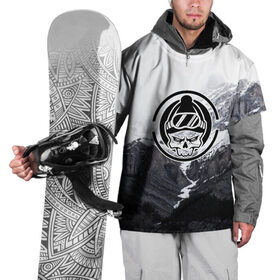 Накидка на куртку 3D с принтом Snowboarding в Екатеринбурге, 100% полиэстер |  | extreme | snowboarding | sport | winter | горы | движение | приключения | снег | сноуборд | спорт | экстрим