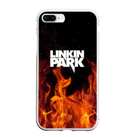 Чехол для iPhone 7Plus/8 Plus матовый с принтом Linkin park в Екатеринбурге, Силикон | Область печати: задняя сторона чехла, без боковых панелей | rok | линкин | музыка | парк | рок