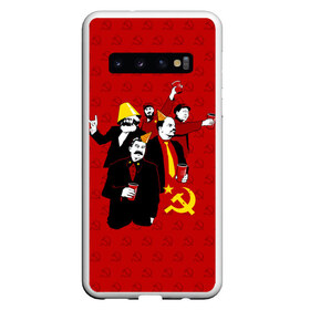 Чехол для Samsung Galaxy S10 с принтом Communist Party в Екатеринбурге, Силикон | Область печати: задняя сторона чехла, без боковых панелей | lenin | october | party | red | russia | soviet union | stalin | ussr | большевик | коммунист | красный | ленин | октябрь | пати | россия | советский союз | ссср | сталин