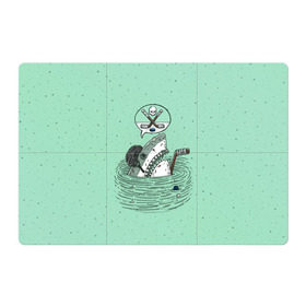 Магнитный плакат 3Х2 с принтом Акула хоккеист в Екатеринбурге, Полимерный материал с магнитным слоем | 6 деталей размером 9*9 см | fan | fish | hochey | ocean | predator | sea | shark | water | акула | вода | игра | лед | море | океан | рыба | фанат | хищник | хоккей | шайба