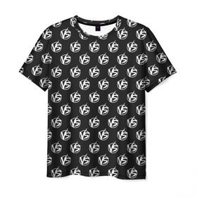Мужская футболка 3D с принтом Versus Battle в Екатеринбурге, 100% полиэфир | прямой крой, круглый вырез горловины, длина до линии бедер | battle | grime | hip hop | music | rap | versus | баттл | версус | грайм | музыка | пошумим | рэп | хип хоп