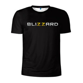 Мужская футболка 3D спортивная с принтом Blizzard не такой в Екатеринбурге, 100% полиэстер с улучшенными характеристиками | приталенный силуэт, круглая горловина, широкие плечи, сужается к линии бедра | Тематика изображения на принте: 
