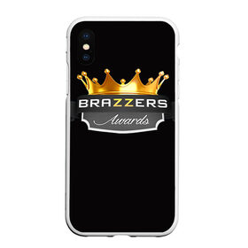 Чехол для iPhone XS Max матовый с принтом Brazzers awards в Екатеринбурге, Силикон | Область печати: задняя сторона чехла, без боковых панелей | 