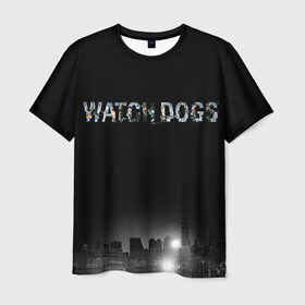 Мужская футболка 3D с принтом Watch Dogs 2 в Екатеринбурге, 100% полиэфир | прямой крой, круглый вырез горловины, длина до линии бедер | dogs | ubisoft | watch | watchdogs | псы | сторожевые | хакер