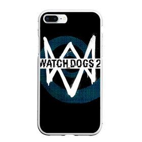 Чехол для iPhone 7Plus/8 Plus матовый с принтом Watch Dogs 2 в Екатеринбурге, Силикон | Область печати: задняя сторона чехла, без боковых панелей | dogs | ubisoft | watch | watchdogs | псы | сторожевые | хакер