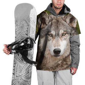 Накидка на куртку 3D с принтом Волк в Екатеринбурге, 100% полиэстер |  | animal | eyes | forest | predator | wild | wolf | взгляд | волк | дикий | животное | зверь | лес | хищник