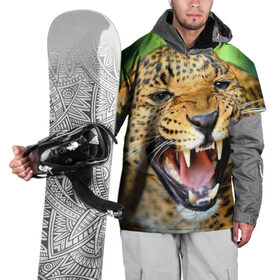 Накидка на куртку 3D с принтом Леопард в Екатеринбурге, 100% полиэстер |  | Тематика изображения на принте: animal | leopard | look | predator | spotted | wild | взгляд | дикий | животное | леопард | пятнистый | хищник