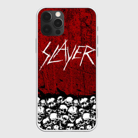 Чехол для iPhone 12 Pro Max с принтом Slayer Red в Екатеринбурге, Силикон |  | Тематика изображения на принте: metal | rock | метал | рок | слэйер | трэш | череп