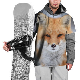 Накидка на куртку 3D с принтом Лиса в Екатеринбурге, 100% полиэстер |  | animal | fox | look | predator | red | sly | wild | взгляд | дикая | животное | лиса | рыжая | хитрая | хищник