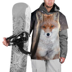 Накидка на куртку 3D с принтом Лиса в Екатеринбурге, 100% полиэстер |  | animal | baby | fox | predator | red | sly | snow | view | wild | winter | взгляд | дикая | животное | зима | лиса | малыш | рыжая | снег | хитрая | хищник