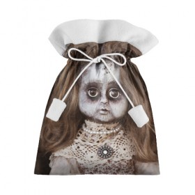 Подарочный 3D мешок с принтом Остров Кукол в Екатеринбурге, 100% полиэстер | Размер: 29*39 см | криповый | кукла | мистика | остров | ужас