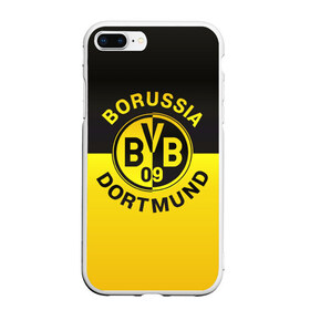 Чехол для iPhone 7Plus/8 Plus матовый с принтом Borussia Dortmund FC в Екатеринбурге, Силикон | Область печати: задняя сторона чехла, без боковых панелей | Тематика изображения на принте: боруссия | германия | дортмунд | клуб | фк | футбол | футбольный