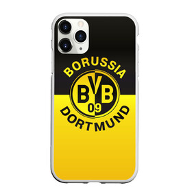 Чехол для iPhone 11 Pro Max матовый с принтом Borussia Dortmund FC в Екатеринбурге, Силикон |  | боруссия | германия | дортмунд | клуб | фк | футбол | футбольный