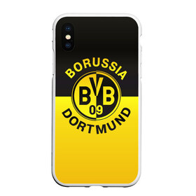 Чехол для iPhone XS Max матовый с принтом Borussia Dortmund FC в Екатеринбурге, Силикон | Область печати: задняя сторона чехла, без боковых панелей | боруссия | германия | дортмунд | клуб | фк | футбол | футбольный