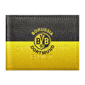 Обложка для студенческого билета с принтом Borussia Dortmund FC в Екатеринбурге, натуральная кожа | Размер: 11*8 см; Печать на всей внешней стороне | боруссия | германия | дортмунд | клуб | фк | футбол | футбольный