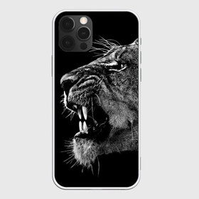 Чехол для iPhone 12 Pro Max с принтом Львица в Екатеринбурге, Силикон |  | Тематика изображения на принте: animal | fangs | head | lion | lioness | predator | teeth | wild | голова | дикая | животное | клыки | лев | львица | оскал | хищник