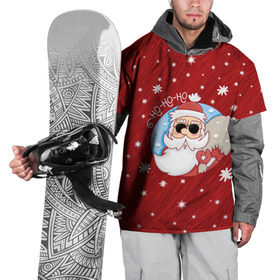 Накидка на куртку 3D с принтом HoHoHo в Екатеринбурге, 100% полиэстер |  | Тематика изображения на принте: 2017 год | deer | ho | merry christmas | new year | santa | дед мороз | зима | клаус | новый год | ночь | праздник | рождество | санта | снег