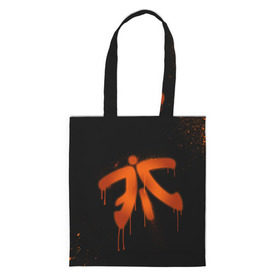 Сумка 3D повседневная с принтом cs:go - Fnatic (Black collection) в Екатеринбурге, 100% полиэстер | Плотность: 200 г/м2; Размер: 34×35 см; Высота лямок: 30 см | 0x000000123 | cs | csgo | fnatic | кс | ксго | фнатик