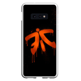 Чехол для Samsung S10E с принтом csgo - Fnatic (Black collection) в Екатеринбурге, Силикон | Область печати: задняя сторона чехла, без боковых панелей | Тематика изображения на принте: 0x000000123 | cs | csgo | fnatic | кс | ксго | фнатик