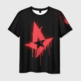 Мужская футболка 3D с принтом cs:go - Astralis (Black collection) в Екатеринбурге, 100% полиэфир | прямой крой, круглый вырез горловины, длина до линии бедер | 0x000000123 | astralis | cs | csgo | астралис | кс | ксго