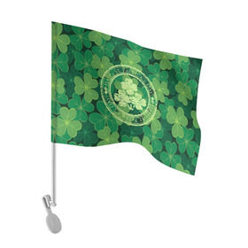 Флаг для автомобиля с принтом Ireland, Happy St. Patrick`s Day в Екатеринбурге, 100% полиэстер | Размер: 30*21 см | background | clover | four | green | happy st. patricks day | holiday | ireland | leaf | petal | plant | print | зеленый | ирландия | клевер | лепесток | лист | печать | праздник | растение | счастливого святого патрика | фон | четыре