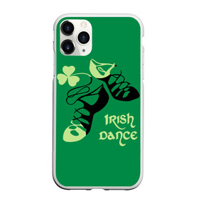 Чехол для iPhone 11 Pro матовый с принтом Ireland Irish dance в Екатеринбурге, Силикон |  | background | black | clover | dance | green | ireland | irish | petal | soft shoes | зеленый | ирландия | ирландский | клевер | лепесток | мягкая | обувь | танец | фон | черная