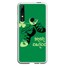 Чехол для Honor P Smart Z с принтом Ireland Irish dance в Екатеринбурге, Силикон | Область печати: задняя сторона чехла, без боковых панелей | background | black | clover | dance | green | ireland | irish | petal | soft shoes | зеленый | ирландия | ирландский | клевер | лепесток | мягкая | обувь | танец | фон | черная